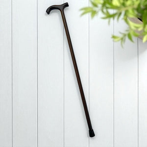 Varnished Dark Wood Classic Derby Walking Stick
