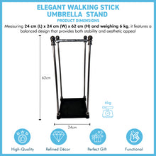 Load image into Gallery viewer, Elegant Walking Stick &amp; Umbrella Stand, Stylish, Functional, and Perfect for Organizing Essentials
