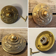 Load image into Gallery viewer, The Rococo – An Ornate Solid Brass Bell Push That Makes Visitors Notice the Door Before They Ring It
