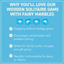 Load image into Gallery viewer, 22cm solitaire with Fairy glass marbles
