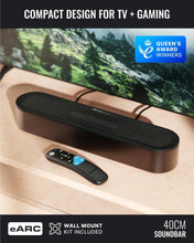 Load image into Gallery viewer, Majority Bowfell Halo Dolby 50W SOUNDBAR – Compact Bluetooth Home Cinema TV Speaker with Built-in Bass, Wall Mountable Audio System (Brand New Boxed)

