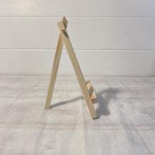 Load image into Gallery viewer, Compact Wooden Display Easel - 15cm High: Perfect for Small Artworks, Photos, and Tabletop Displays - Durable, Stylish, and Portable Design
