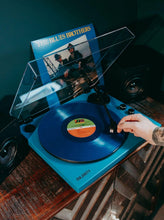 Load image into Gallery viewer, The Folio Record Player – A Bluetooth Turntable with Built-In Speakers and USB Recording (Blue) Refurbished
