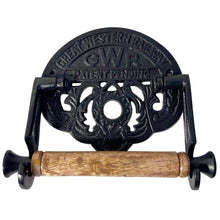 Load image into Gallery viewer, Vintage-Style Toilet Roll Holder - Great Western Railway (GWR) Design, Classic Bathroom Accessory
