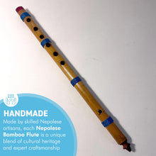 Load image into Gallery viewer, Handmade Nepalese Bamboo Flute for beginners and professionals, Indian Instrument
