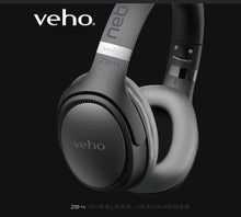 Load image into Gallery viewer, Veho ZB-4 Wireless 𝗢𝗩𝗘𝗥 - 𝗘𝗔𝗥 𝗕𝗟𝗨𝗘𝗧𝗢𝗢𝗧𝗛 𝟱.𝟯 𝗛𝗘𝗔𝗗𝗣𝗛𝗢𝗡𝗘𝗦, White, Built-in Microphone, 36H Playtime, 44mm Drivers, USB-C Charging
