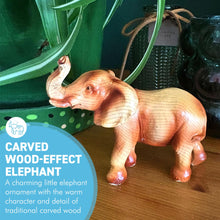 Load image into Gallery viewer, The Little Elephant – A 9cm Wood-effect Figurine
