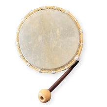 Load image into Gallery viewer, Shamanic Hand Drum with Beater - Traditional Plain Rope Design for Ceremonial Celebrations
