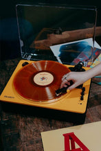 Load image into Gallery viewer, The Majority Folio Bluetooth Record Player – Yellow, Refurbished
