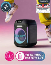 Load image into Gallery viewer, Refurbished Majority Pulse 1 80W Bluetooth Party Speaker with Bass Boost &amp; LED Lights (Microphone Not Included)
