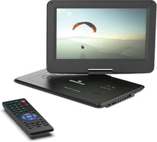Load image into Gallery viewer, 17.5&quot; Portable DVD Player | Rechargeable DVD Player Portable with 15.6 inch HD Swivel and Flip Screen | Mains or Car Powered, Region Free, Anti-Shock Protect, Remote Control | Oakcastle DVD175
