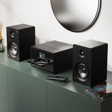 Load image into Gallery viewer, Refurbished Oakcastle DAB400 HIFI system DAB/FM Bluetooth Music System with CD Player, USB Playback, AUX Input, Dual Alarm Clock, Remote Control, Colour Display and 40W Stereo Sound
