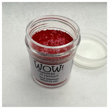 Load image into Gallery viewer, Wow! Embossing Powder 15ml | RED GLIMMER regular | Free your creativity and give your embossing sparkle
