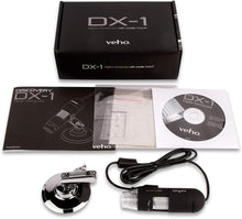 Load image into Gallery viewer, Veho Discovery 𝗗𝗫-𝟭 𝗨𝗦𝗕 𝗠𝗜𝗖𝗥𝗢𝗦𝗖𝗢𝗣𝗘 with 2MP Camera, x200 Magnification, Photo &amp; Video Capture for PC
