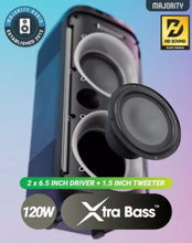 Load image into Gallery viewer, Refurbished Pulse 2 - A 120W Karaoke Party Speaker With Everything Working Except the Light Show
