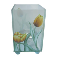 Load image into Gallery viewer, Elegant Yellow Tulip Glass Votive Candle Holder – Perfect for Home Decor &amp; Gifts
