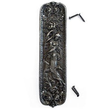 Load image into Gallery viewer, The Figurine – A Single Cast Iron Push Plate, Cast and Hand Finished in Antique Iron
