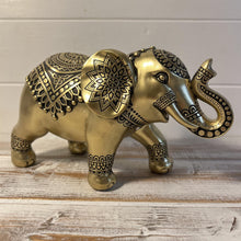 Load image into Gallery viewer, Exquisite Golden Elephant Statue: Elegant Ornament in Brilliant Gold Hue - Perfect for Home Decor
