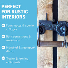 Load image into Gallery viewer, The Vintage Tractor Toilet Roll Holder – Solid Cast Iron with a Farmyard Heart
