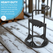 Load image into Gallery viewer, 𝗖𝗔𝗦𝗧 𝗜𝗥𝗢𝗡 𝗪𝗢𝗢𝗗 𝗦𝗣𝗟𝗜𝗧𝗧𝗘𝗥 | 36.5cm (H) (14”) | Wood &amp; Kindling Splitting Tool | Firewood Cutter with Pre-Drilled Base | Splitting Blade | Fireplace Decor

