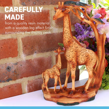 Load image into Gallery viewer, Large Graceful GIRAFFE and CALF Decorative ORNAMENT
