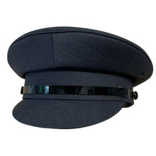 Load image into Gallery viewer, Size 59cm | Large Light Grey Chauffeur Style Peaked Cap | Traditional style ideal for weddings, school proms and special events| Driving Cap | UK size 7 1/4| US size 7 3/8
