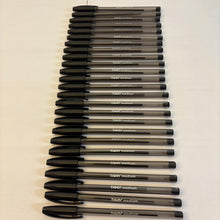 Load image into Gallery viewer, Pack of 25 Black Ballpoint Pens Ultra Glide Smooth Writing German Ink Medium Tip Office School Home
