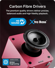 Load image into Gallery viewer, Refurbished Majority 𝗗𝟱𝟬𝗫 𝗕𝗟𝗨𝗘𝗧𝗢𝗢𝗧𝗛 𝗕𝗢𝗢𝗞𝗦𝗛𝗘𝗟𝗙 𝗦𝗣𝗘𝗔𝗞𝗘𝗥𝗦 – 60W Hi-Fi 2.0, Wireless, HDMI ARC, Optical, AUX &amp; USB, Remote, Maroon
