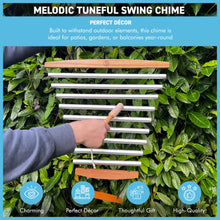 Load image into Gallery viewer, Melodic Tuneful Swing Chime – Soothing Wind Chimes for Outdoor Garden &amp; Patio Decor, Relaxing Harmony &amp; Calming Sounds
