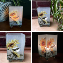 Load image into Gallery viewer, Elegant Sunflower Glass Votive Candle Holder – Perfect for Home Decor &amp; Gifts
