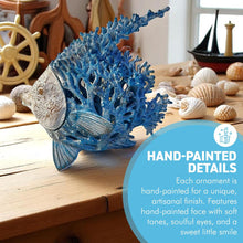 Load image into Gallery viewer, Angel Fish Ornament in the style of Marine Coral, Marine Inspired Gift
