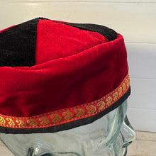 Load image into Gallery viewer, Tibetan Trim smoking / thinking / lounging cap Size Large
