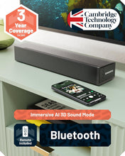 Load image into Gallery viewer, Brand New Oakcastle SB40 60W Bluetooth TV Soundbar with HDMI ARC, Optical &amp; AI 3D Sound
