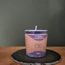 Load image into Gallery viewer, Enhance Your Spiritual Journey with the Indigo Brow Chakra Candle
