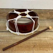 Load image into Gallery viewer, Shamanic Hand Drum with Beater - Traditional Plain Rope Design for Ceremonial Celebrations
