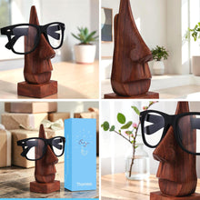 Load image into Gallery viewer, Never Lose Your Glasses Again — Hand-Finished Solid Wood Spectacle Stand, Gift Boxed
