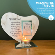 Load image into Gallery viewer, Special Dad Glass Photo Frame &amp; Memorial Candle Holder - Family Decoration for a Cherished Husband
