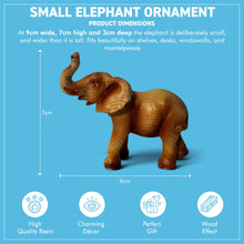 Load image into Gallery viewer, The Little Elephant – A 9cm Wood-effect Figurine
