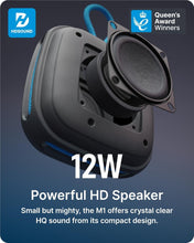 Load image into Gallery viewer, Refurbished Majority Move 1 PORTABLE SPEAKER WIRELESS Bluetooth 6.0, IP65 Dust-Tight &amp; Water Jet Resistant, 12W, Long Battery Life, USB-C Charging, Wireless Bluetooth Speaker

