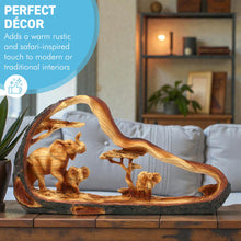 Load image into Gallery viewer, Elegant Freestanding Elephant Family Decorative Display Ornament
