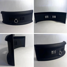 Load image into Gallery viewer, Matt Black Cast Iron Fireplace Fret for 16” Grate – Solid Fuel &amp; Gas Fire Compatible
