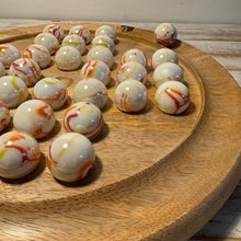 Load image into Gallery viewer, 30cm Mango Board Solitaire with Gelato 25mm Marbles
