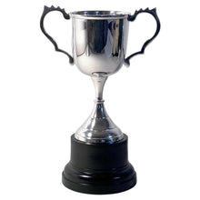 Load image into Gallery viewer, Elegant 22cm Silver Trophy Cup - ideal award for achievements &amp; celebrations
