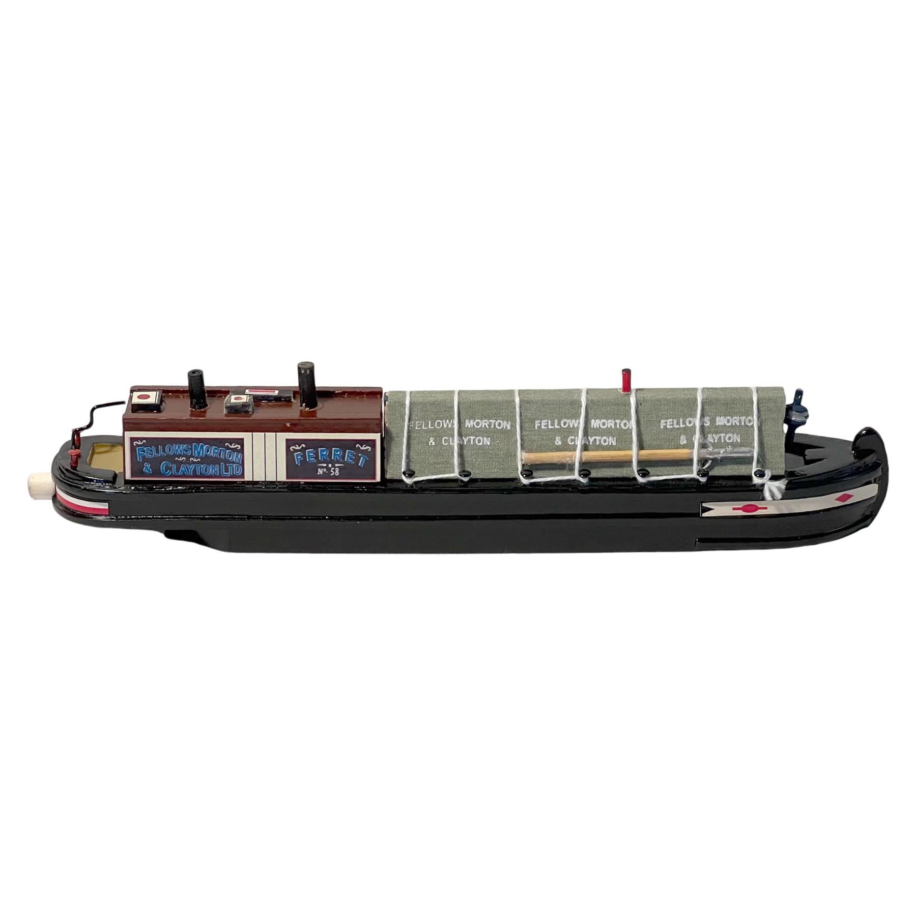 Modèle Réduit Martin-pêcheur En Bois – 20 Cm – Ornement Bateau Péniche – Thorness