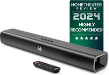 Load image into Gallery viewer, Majority 𝗕𝗟𝗨𝗘𝗧𝗢𝗢𝗧𝗛 𝗦𝗢𝗨𝗡𝗗𝗕𝗔𝗥 for TV | 2.1 Channel 3D Surround Sound | Wireless &amp; Wall Mountable | HDMI ARC, AUX, Optical, USB Playback, Remote &amp; Brackets Included | Naga 60
