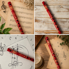 Load image into Gallery viewer, The Painted Bamboo Flute – A 25cm Handmade Peruvian Wind Instrument
