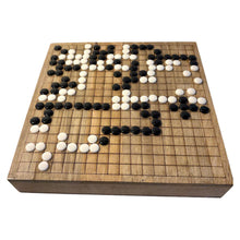 Load image into Gallery viewer, 𝟯𝟬𝗖𝗠 𝗪𝗢𝗢𝗗𝗘𝗡 𝗚𝗢 𝗕𝗢𝗔𝗥𝗗 𝗦𝗘𝗧 with Storage Drawers and Plastic Stones – Classic Chinese Strategy Game

