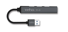 Load image into Gallery viewer, Veho Dual Port 20W 𝗨𝗦𝗕 𝗖𝗛𝗔𝗥𝗚𝗘𝗥, 𝗙𝗔𝗦𝗧 𝗖𝗛𝗔𝗥𝗚𝗘, 𝗨𝗞 𝗣𝗟𝗨𝗚 USB-C + USB

