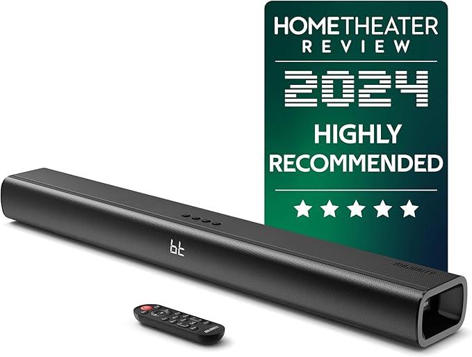 𝗠𝗔𝗝𝗢𝗥𝗜𝗧𝗬 𝗡𝗔𝗚𝗔 𝟴𝟬 140W Bluetooth 2.2 Channel TV 𝗦𝗢𝗨𝗡𝗗𝗕𝗔𝗥 𝗪𝗜𝗧𝗛 𝗕𝗨𝗜𝗟𝗧-𝗜𝗡 𝗦𝗨𝗕𝗪𝗢𝗢𝗙𝗘𝗥 HDMI ARC AUX Optical 3D Sound