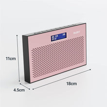 Load image into Gallery viewer, DAB, DAB+ Digital and FM radio | Battery and Mains Powered Portable Radio with 15 Hours Playback and LED Display | Majority Histon 2 Compact DAB Radio | Radio with Dual Alarm and 20 Preset | Rose
